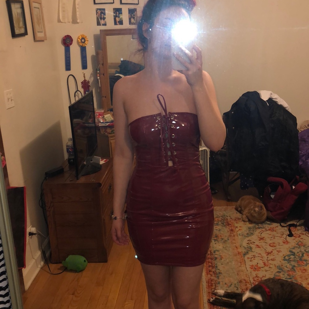 Red dress